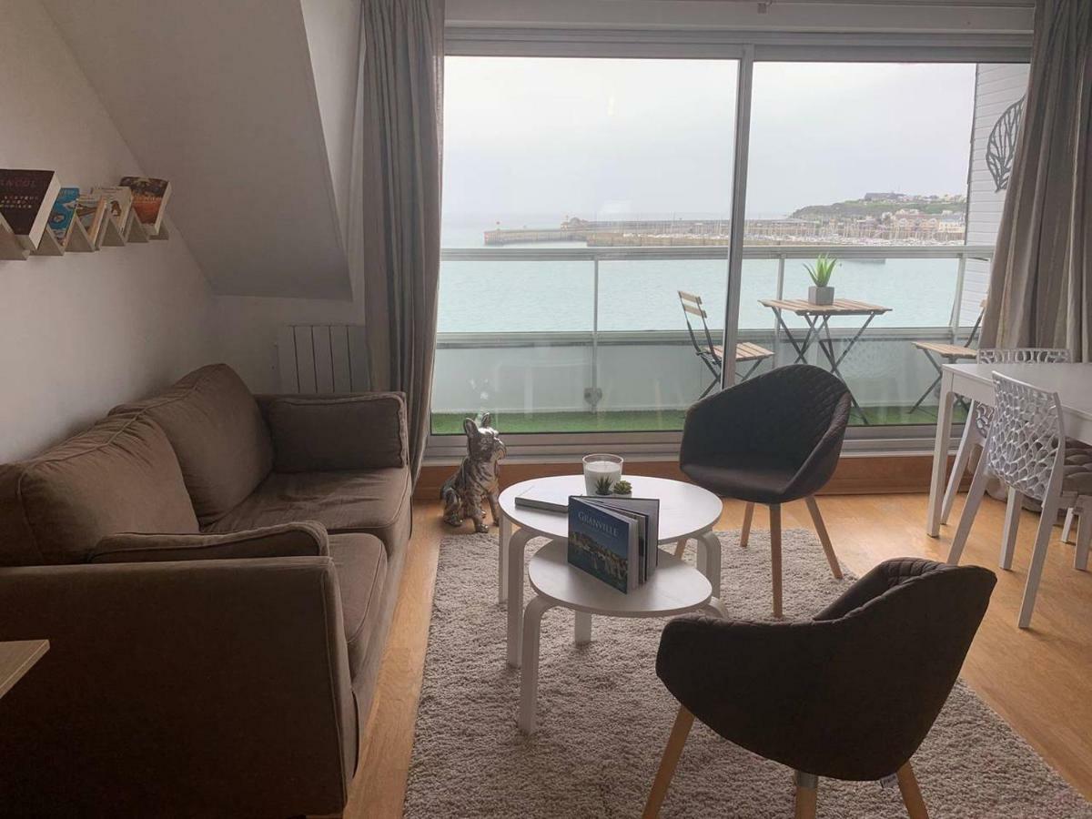 Un Balcon Sur La Mer, Acces Direct A La Plage Granville Ngoại thất bức ảnh