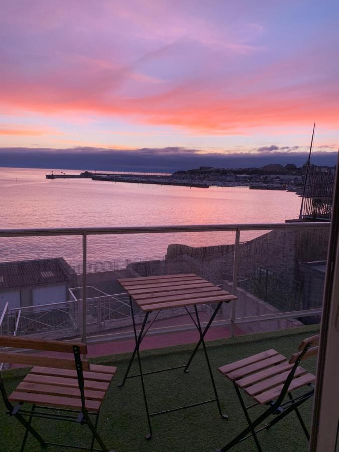 Un Balcon Sur La Mer, Acces Direct A La Plage Granville Ngoại thất bức ảnh